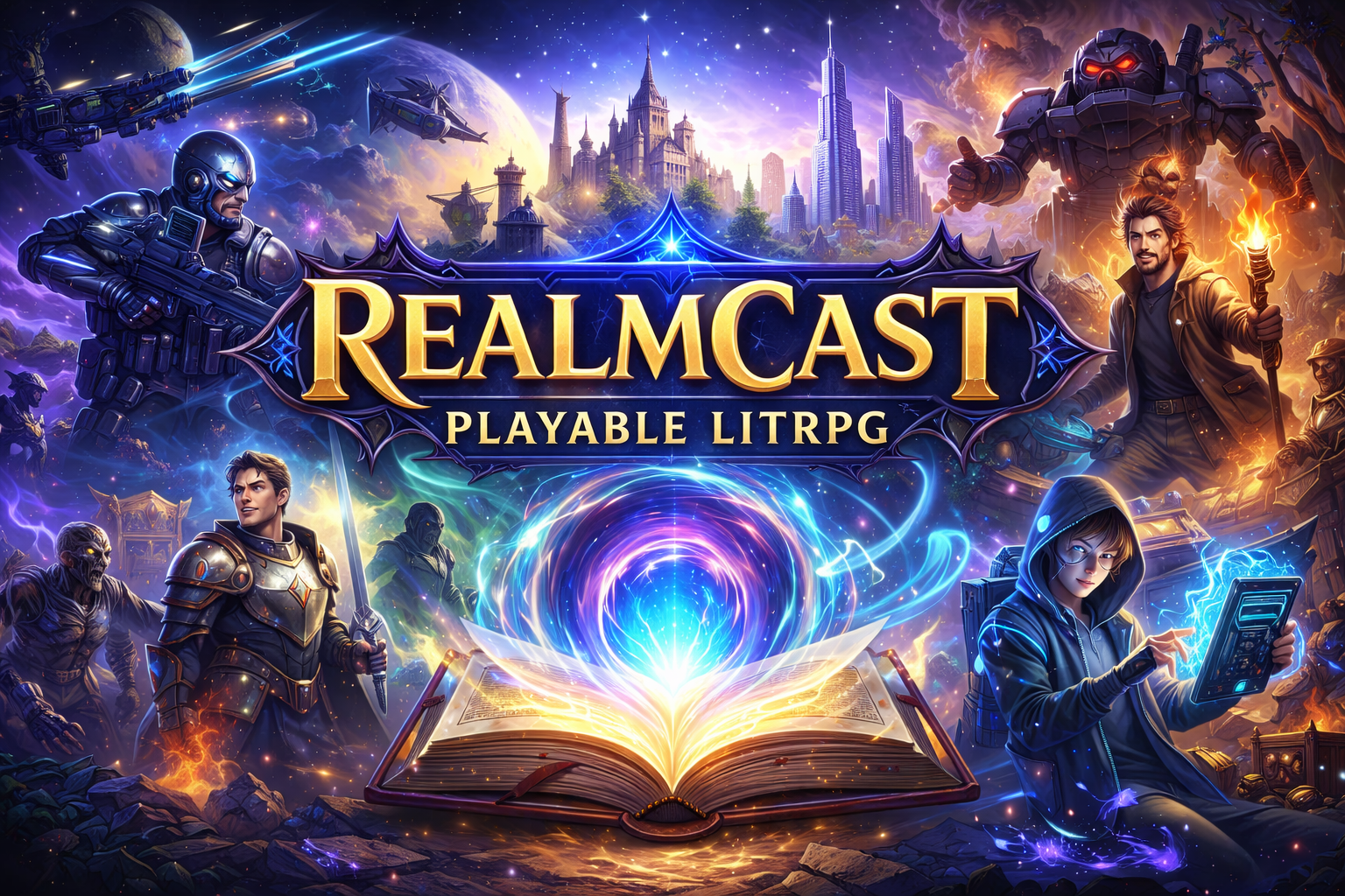 Realm-Cast banner artwork